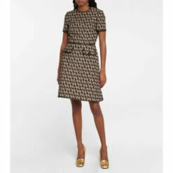 Valentino Toile Iconographe Jacquard Minidress