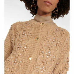Valentino Embroidered Wool-blend Cardigan -Deals Valentino Store unnamed file 1011