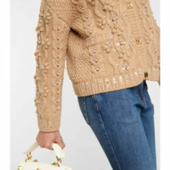 Valentino Embroidered Wool-blend Cardigan -Deals Valentino Store unnamed file 1012