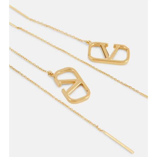 Valentino VLogo Signature Threader Earrings 5 Valentino VLogo Signature Threader Earrings - Image 3