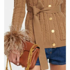 Valentino Feather-trimmed Wool Cardigan -Deals Valentino Store unnamed file 1059