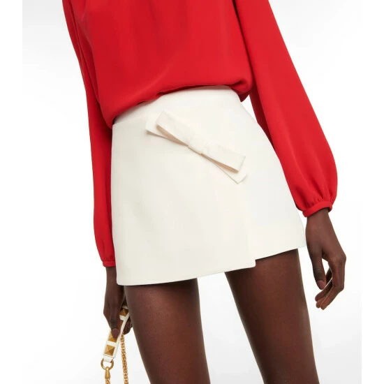 Valentino Crêpe Couture Miniskirt 5 Valentino Crêpe Couture Miniskirt - Image 3