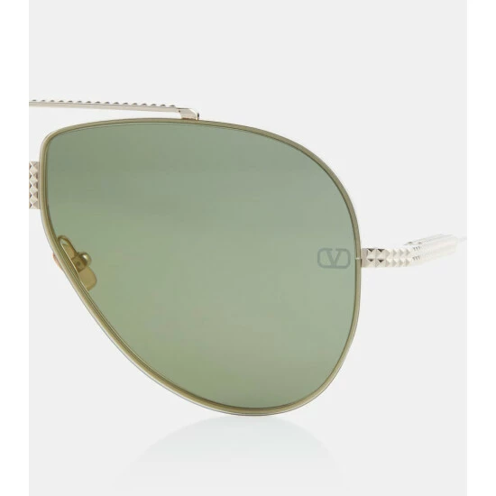 Valentino Pilot Aviator Sunglasses 3 Valentino Pilot Aviator Sunglasses