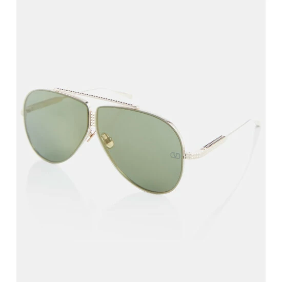 Valentino Pilot Aviator Sunglasses 4 Valentino Pilot Aviator Sunglasses - Image 2
