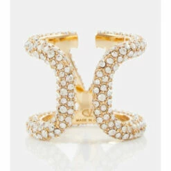 Valentino VLogo Signature Swarovski Crystal Ring -Deals Valentino Store unnamed file 1071