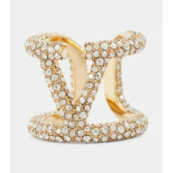 Valentino VLogo Signature Swarovski Crystal Ring -Deals Valentino Store unnamed file 1072
