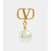 Valentino VLogo Faux Pearl Earrings -Deals Valentino Store unnamed file 1073