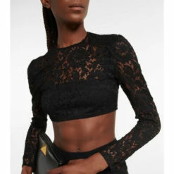 Valentino Lace Crop Top -Deals Valentino Store unnamed file 1089