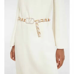 Valentino VLogo Embellished Chain Belt