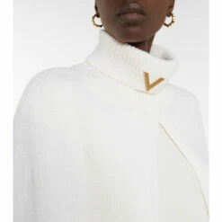 Valentino Wool And Cashmere Cape -Deals Valentino Store unnamed file 1107