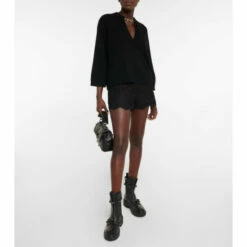 Valentino High-rise Lace Shorts