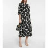 Valentino Printed Cotton And Silk Midi Dress -Deals Valentino Store unnamed file 1154