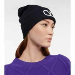 Valentino VLogo Virgin Wool Beanie