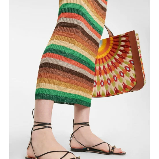 Valentino Lurex® Striped Midi Dress 6 Valentino Lurex® Striped Midi Dress - Image 4