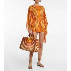 Valentino Printed Silk Charmeuse Top