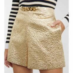 Valentino VLogo Metallic Shorts -Deals Valentino Store unnamed file 1193