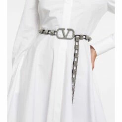 Valentino VLogo Roman Stud Chain Belt
