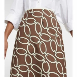 Valentino Chain-print Maxi Skirt -Deals Valentino Store unnamed file 120