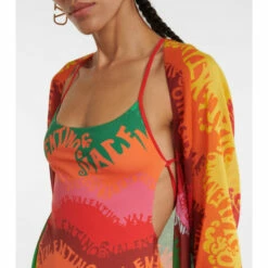 Valentino Printed Cotton And Silk Beach Cover-up -Deals Valentino Store unnamed file 1202