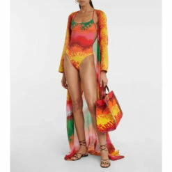 Valentino Printed Swimsuit