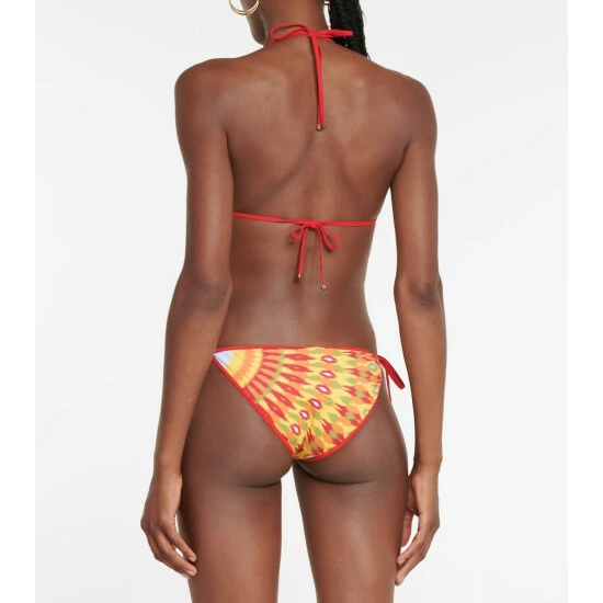 Valentino Printed Triangle Bikini 5 Valentino Printed Triangle Bikini - Image 3