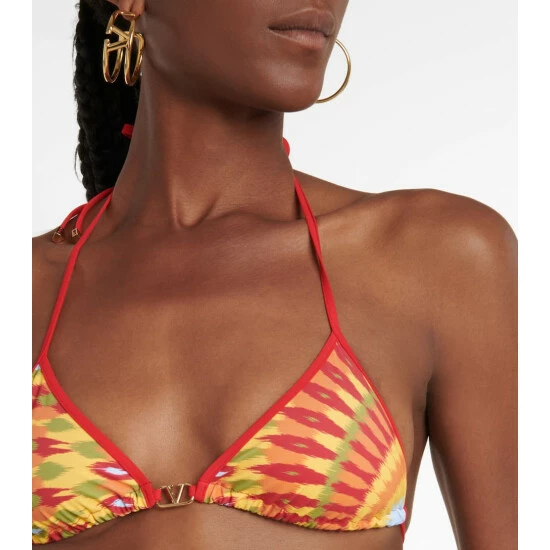 Valentino Printed Triangle Bikini 6 Valentino Printed Triangle Bikini - Image 4