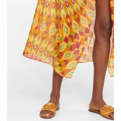 Valentino Printed Cotton And Silk Beach Cover-up -Deals Valentino Store unnamed file 1234