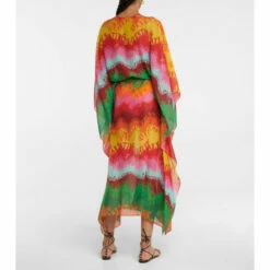 Valentino Printed Cotton And Silk Kaftan -Deals Valentino Store unnamed file 1241
