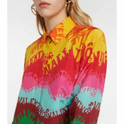 Valentino Printed Silk And Cotton Shirt -Deals Valentino Store unnamed file 1251