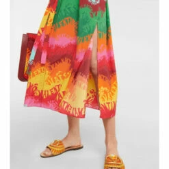 Valentino Printed Silk And Cotton Midi Dress 10 Valentino Printed Silk And Cotton Midi Dress -Deals Valentino Store unnamed file 1269