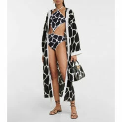 Valentino Printed Silk Robe
