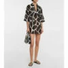Valentino Printed Cotton And Silk Minidress -Deals Valentino Store unnamed file 1285