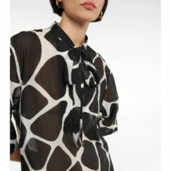 Valentino Printed Cotton And Silk Minidress -Deals Valentino Store unnamed file 1287