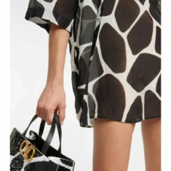 Valentino Printed Cotton And Silk Minidress -Deals Valentino Store unnamed file 1288