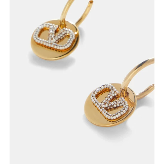 Valentino VLOGO Embellished Earrings 5 Valentino VLOGO Embellished Earrings - Image 3
