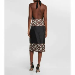 Valentino Printed Silk Midi Dress -Deals Valentino Store unnamed file 130