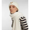 Valentino Ribbed-knit Embellished Cashmere Beanie -Deals Valentino Store unnamed file 1318