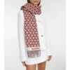 Valentino Jacquard Wool And Cashmere Scarf -Deals Valentino Store unnamed file 1328