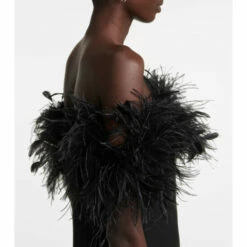 Valentino Feather-trimmed Crêpe Minidress -Deals Valentino Store unnamed file 1365