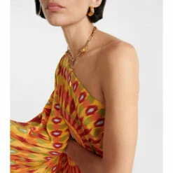 Valentino Printed Silk One-shoulder Gown -Deals Valentino Store unnamed file 1380