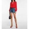 Valentino High-rise Denim Shorts -Deals Valentino Store unnamed file 1430