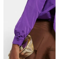 Valentino Scarf Neckline Cotton-blend Shirt -Deals Valentino Store unnamed file 144