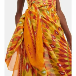 Valentino Printed Cotton And Silk Beach Cover-up -Deals Valentino Store unnamed file 1445