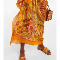 Valentino Printed Cotton And Silk Beach Cover-up -Deals Valentino Store unnamed file 1446