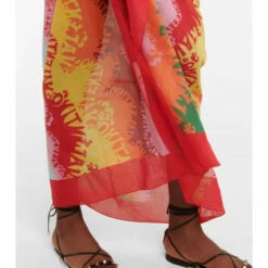 Valentino Printed Cotton And Silk Beach Cover-up 9 Valentino Printed Cotton And Silk Beach Cover-up -Deals Valentino Store unnamed file 1450