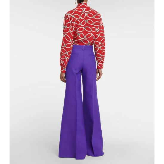 Valentino Crêpe Couture Wide-leg Pants 4 Valentino Crêpe Couture Wide-leg Pants - Image 2