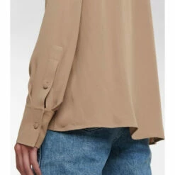 Valentino Silk Tie-neck Shirt -Deals Valentino Store unnamed file 1471