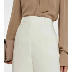 Valentino High-rise Silk Wide-leg Pants -Deals Valentino Store unnamed file 1474