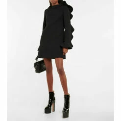 Valentino Wool And Silk Crêpe Minidress