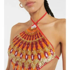 Valentino Sequined Cutout Swimsuit -Deals Valentino Store unnamed file 1493